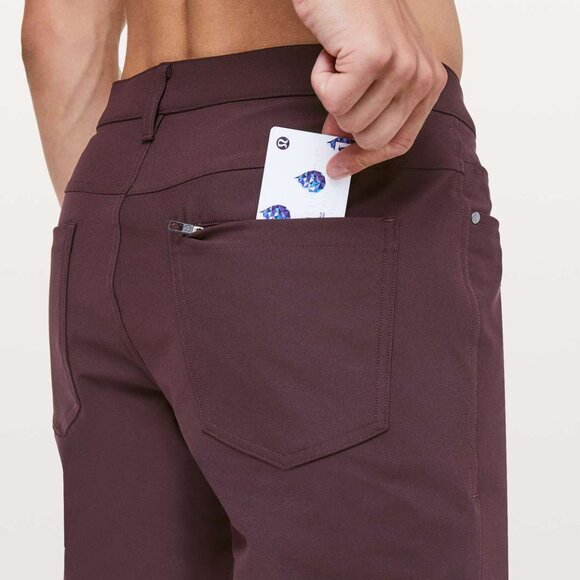 Lululemon ABC Pant Classic *30" Black Plum - Picture 3 of 5